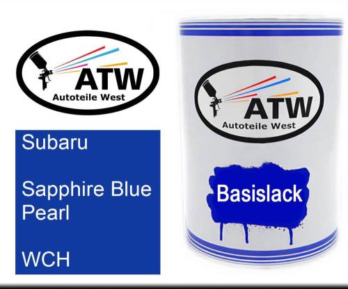 Subaru, Sapphire Blue Pearl, WCH: 500ml Lackdose, von ATW Autoteile West.